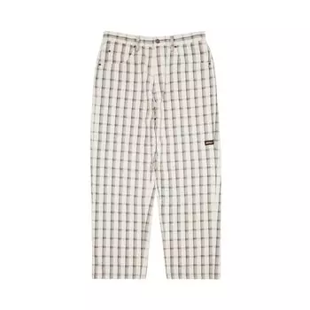 Мешковатые джинсы до колена Supreme x Dickies Белая клетка