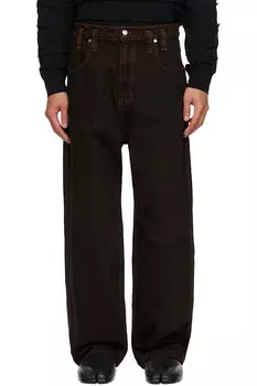 Мешковатые джинсы Eckhaus Latta, цвет mud