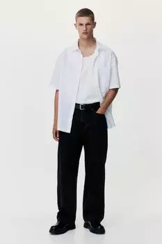 Мешковатые джинсы H&M, серый