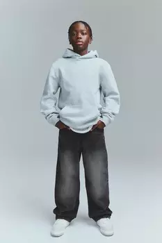 Мешковатые джинсы H&M, серый