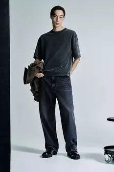 Мешковатые джинсы H&M, синий