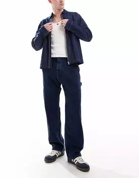 Мешковатые джинсы Hollister Carpenter из темного денима