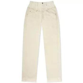 Мешковатые джинсы Isabel Marant Noemie, экрю