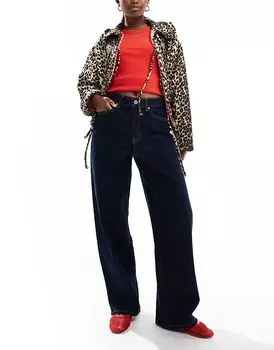 Мешковатые джинсы из денима цвета индиго Miss Selfridge