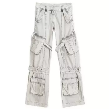 Мешковатые джинсы карго Acne Studios, белый