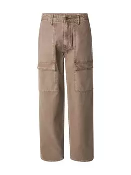 Мешковатые джинсы-карго GAP, коричневый