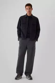 Мешковатые джинсы карго Gap, синий