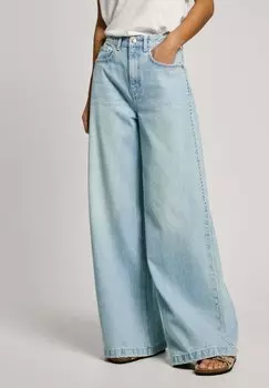 Мешковатые джинсы MW STUD Pepe Jeans, цвет Oz Blue Rigid Denim