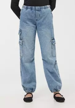 Мешковатые джинсы PARACHUTE Terranova, темно-синий