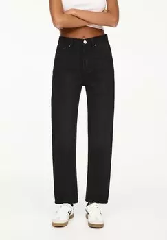 Мешковатые джинсы PULL&BEAR, черный