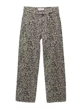 Мешковатые джинсы Pull&Bear, коричневый