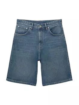Мешковатые джинсы Pull&Bear, синий деним