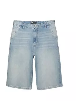 Мешковатые джинсы Pull&Bear, светло-синий