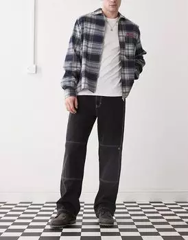 Мешковатые джинсы с двойным коленом черного цвета Dickies