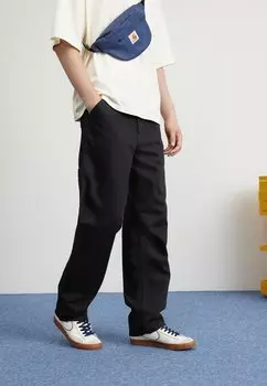Мешковатые джинсы Single Knee Pant Carhartt WIP, цвет black rinsed