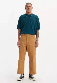 Мешковатые джинсы SKATE CROP CARPENTER Levi's, бежевый