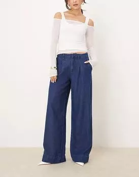 Мешковатые джинсы темно-синего цвета River Island