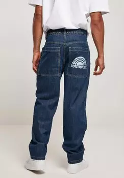 Мешковатые джинсы, темно-синий, стираный Southpole Spray Logo Southpole