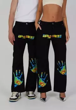 Мешковатые джинсы ТЕПЛОВЫЕ БРЮКИ УНИСЕКС LEGACY STUDIOS, черный