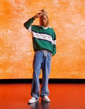 Мешковатые джинсы Tommy Jeans Aiden средней стирки