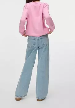 Мешковатые джинсы WEIT GESCHNITTEN HOHE TAILLE WEITER BEINSCHNITT VERO MODA Girl, синий деним