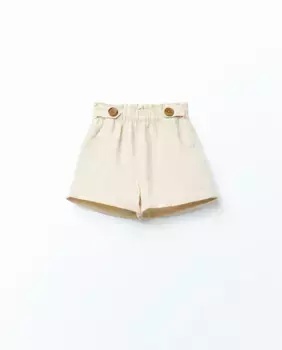 Мешковатые льняные шорты Sfera, белый