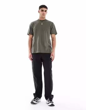 Мешковатые плотницкие брюки ASOS DESIGN черного цвета