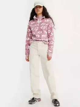 Мешковатые практичные женские брюки для папы Levi's, белый