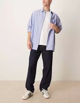 Мешковатые рабочие джинсы ASOS DESIGN из необработанного ворса