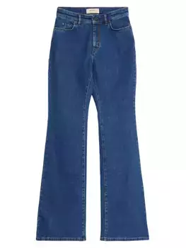 Мешковатые расклешенные джинсы Weekend Max Mara, темно-синий