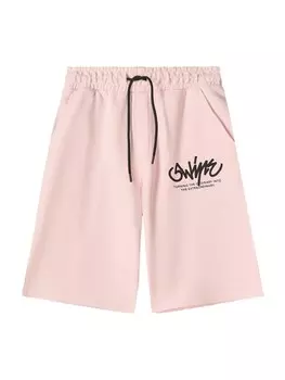 Мешковатые штаны Bershka, розовый