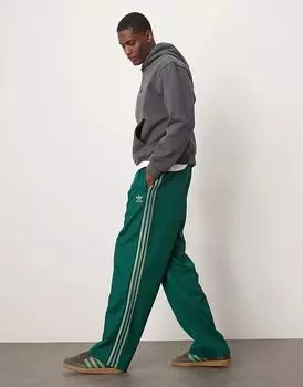 Мешковатые спортивные штаны Firebird зеленого цвета adidas Originals
