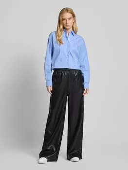 Мешковатые спортивные штаны из искусственной кожи Karo Kauer, черный