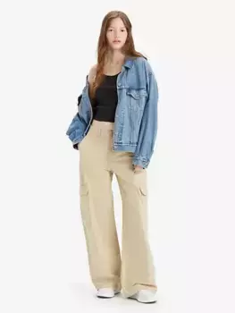 Мешковатые женские брюки карго Levi's, коричневый