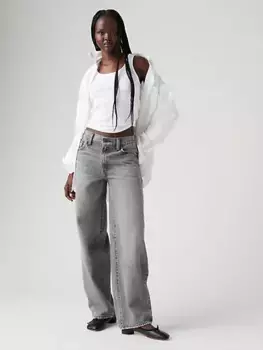 Мешковатые женские джинсы «папа» Levi's, черный