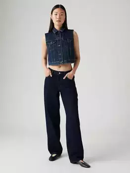 Мешковатые женские джинсы «папа» Levi's, цвет Warm Mystery - Dark Wash