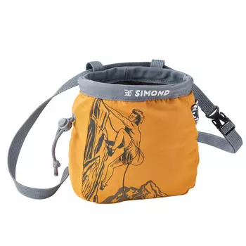 Мешочек для магнезии Vertika Simond для скалолазания размер L, серо-оранжевый