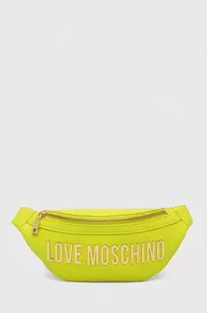 Мешочек Love Moschino, зеленый