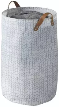 Мешок для белья WENKO "Geo", xH: 40x60 см, 75 литров 60х40 см, белый/коричневый