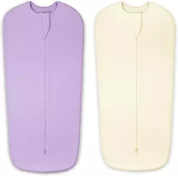 Мешок для сна Elstey Baby Swaddle для 3–6 месяцев, 100% хлопок, пеленка с двусторонней молнией, одеяла Swaddle Me для новорожденных, успокаивающие рефлекс испуга для младенцев, мальчиков и девочек