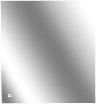 Места стиля Зеркало со светодиодной подсветкой "Зеркало 80х65" PLACES OF STYLE 80х65х3 см, цвет silberfarben