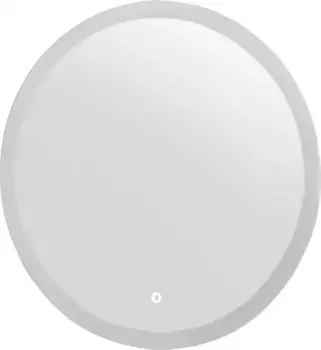 Места стиля Зеркало со светодиодной подсветкой "Зеркало R80" PLACES OF STYLE Т: 3 см, 80 см, цвет silberfarben