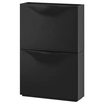 Место для хранения, черный, 52x18x39 см, TRONES IKEA