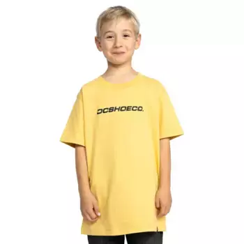 Местонахождение DC Shoes Детская футболка, жёлтый