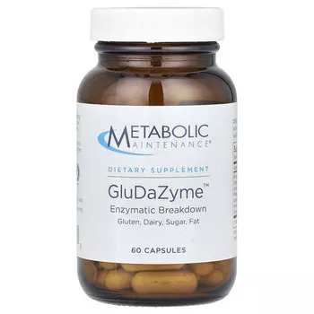Metabolic Maintenance, GluDaZyme, 60 капсул