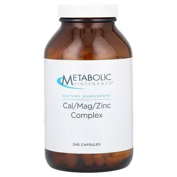 Метаболический комплекс Metabolic Maintenance Cal / Mag / Zinc, 240 капсул