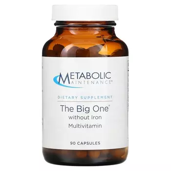 Метаболическое обслуживание The Big One без железа, 90 капсул Metabolic Maintenance