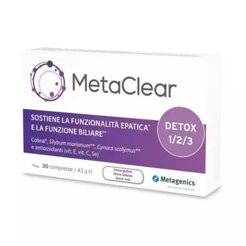 MetaClear Metagenics 30 таблеток Metagenics Belgium Bvba