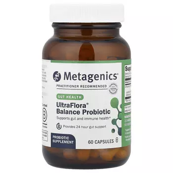 Metagenics, UltraFlora Balance Probiotic, 60 Capsules