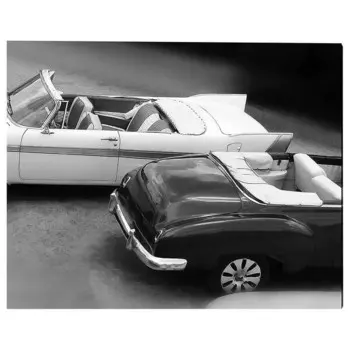 Металлическая картина Any Image Parked Convertibles